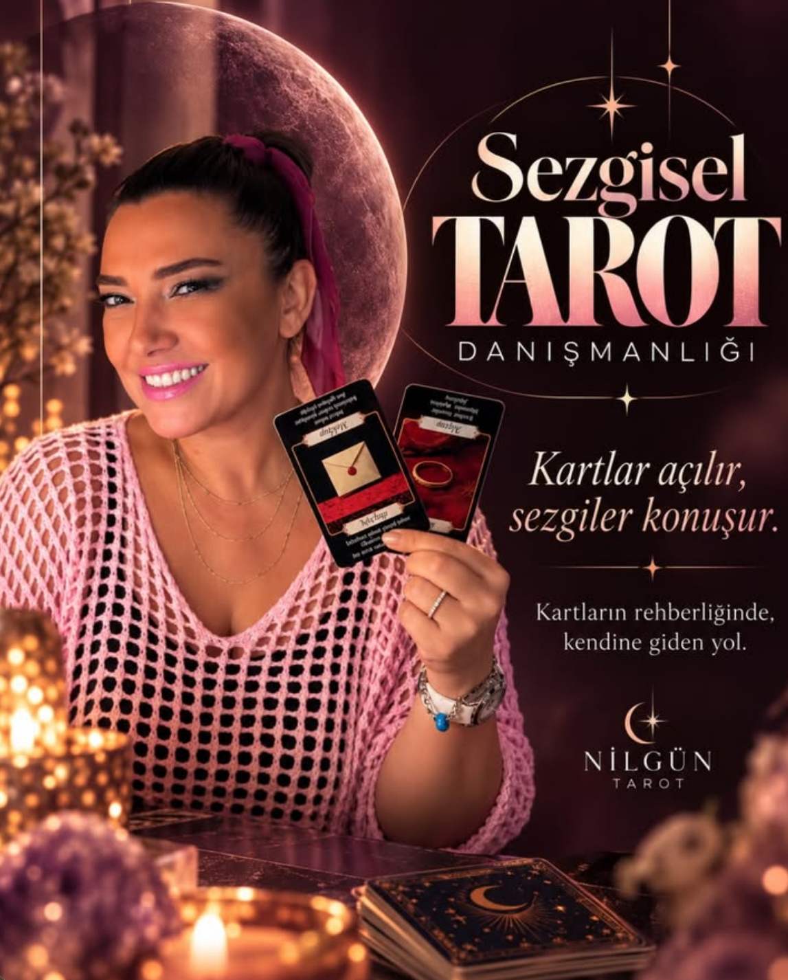 Nilgün Tarot sezgisel tarot danışmanlığı afişi